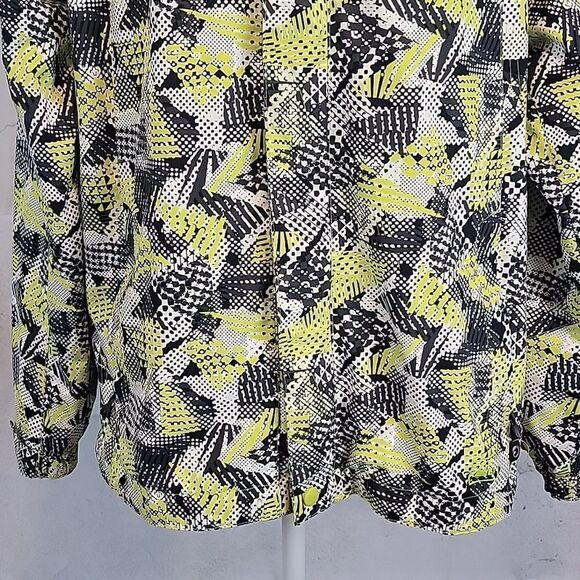 REI geometric print outer shell zip up jacket Boys Size L - Picture 3 of 11
